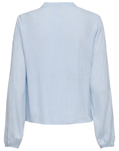 Only - ONLLennyo Embroid V-Neck Top - Kentucky Blue